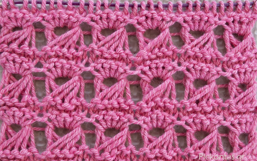 Πλέξη Σκουπόξυλο - Broomstick Lace